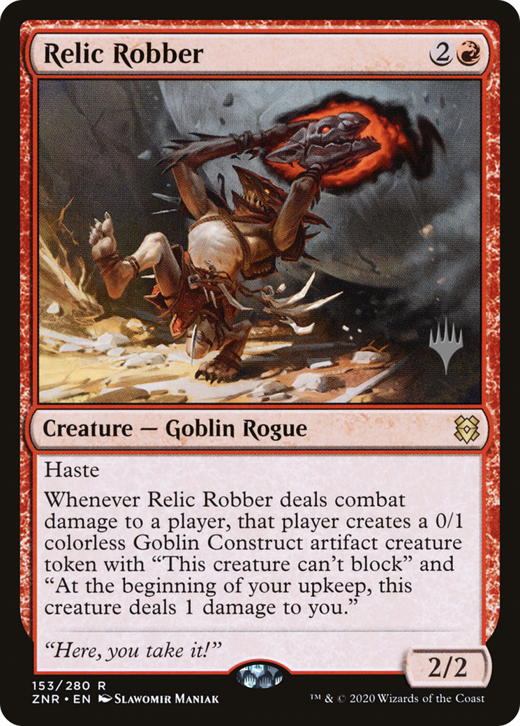 Relic Robber (PZNR-153P) - Zendikar Rising Promos