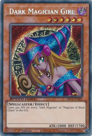 Dark Magician Girl (Secret Rare) (SBC1-ENA05) - Speed Duel: Streets of Battle City 1st Edition - Premium Yugioh Single from Konami - Just $10.61! Shop now at Game Crave Tournament Store