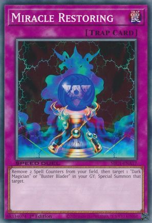 Miracle Restoring (SBC1-ENA17) - Speed Duel: Streets of Battle City 1st Edition - Premium Yugioh Single from Konami - Just $0.25! Shop now at Game Crave Tournament Store