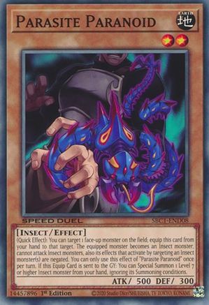 Parasite Paranoid (SBC1-END08) - Speed Duel: Streets of Battle City 1st Edition - Premium Yugioh Single from Konami - Just $0.25! Shop now at Game Crave Tournament Store