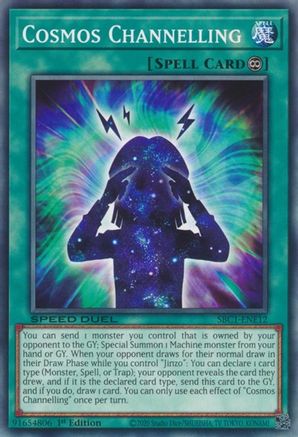 Cosmos Channelling (SBC1-ENE12) - Speed Duel: Streets of Battle City 1st Edition - Premium Yugioh Single from Konami - Just $0.25! Shop now at Game Crave Tournament Store