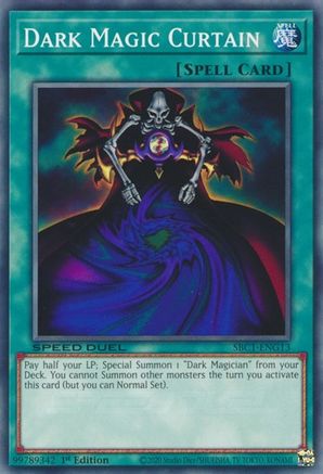 Dark Magic Curtain (SBC1-ENG13) - Speed Duel: Streets of Battle City 1st Edition - Premium Yugioh Single from Konami - Just $0.25! Shop now at Game Crave Tournament Store