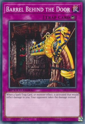 Barrel Behind the Door (SBC1-ENI20) - Speed Duel: Streets of Battle City 1st Edition - Premium Yugioh Single from Konami - Just $0.25! Shop now at Game Crave Tournament Store