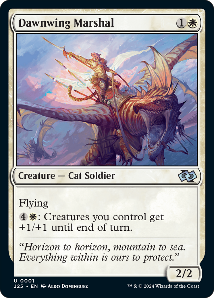 Dawnwing Marshal (J25-001) - Foundations Jumpstart - Premium MTG Single from Wizards of the Coast - Just $0.25! Shop now at Game Crave Tournament Store