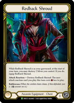 Redback Shroud (Golden) (FAB123) - Flesh and Blood: Promo Cards