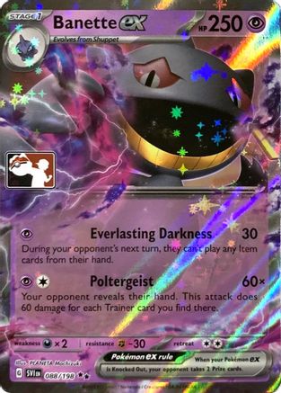 Banette ex 229 - Prize Pack Series Three Holofoil - Premium Pokemon Single from Nintendo - Just $3.19! Shop now at Game Crave Tournament Store