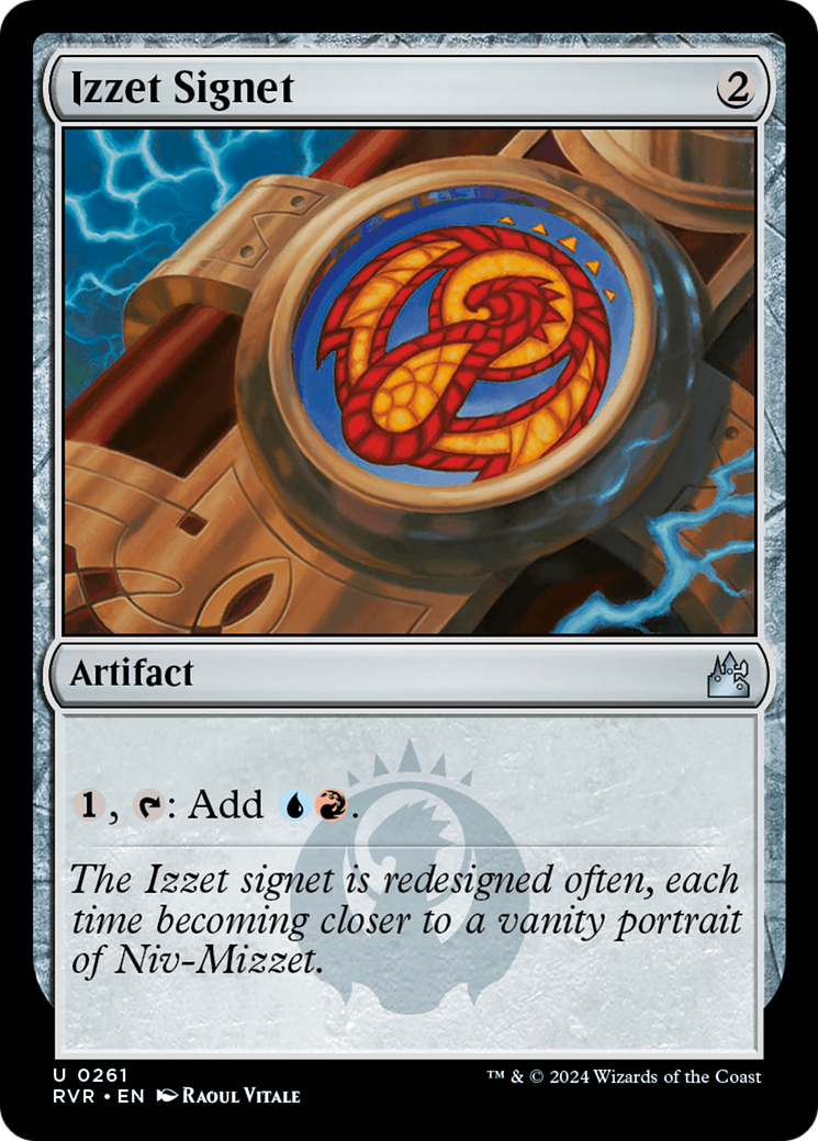 Izzet Signet (RVR-261) - Ravnica Remastered - Premium MTG Single from Wizards of the Coast - Just $0.59! Shop now at Game Crave Tournament Store