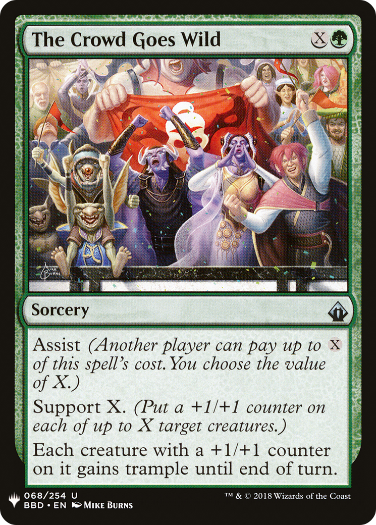 The Crowd Goes Wild (MB1-1173) - Mystery Booster
