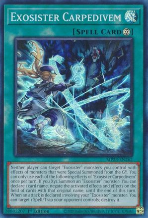 Exosister Carpedivem (MP23-EN262) - 25th Anniversary Tin: Dueling Heroes Mega Pack 1st Edition - Premium Yugioh Single from Konami - Just $0.25! Shop now at Game Crave Tournament Store