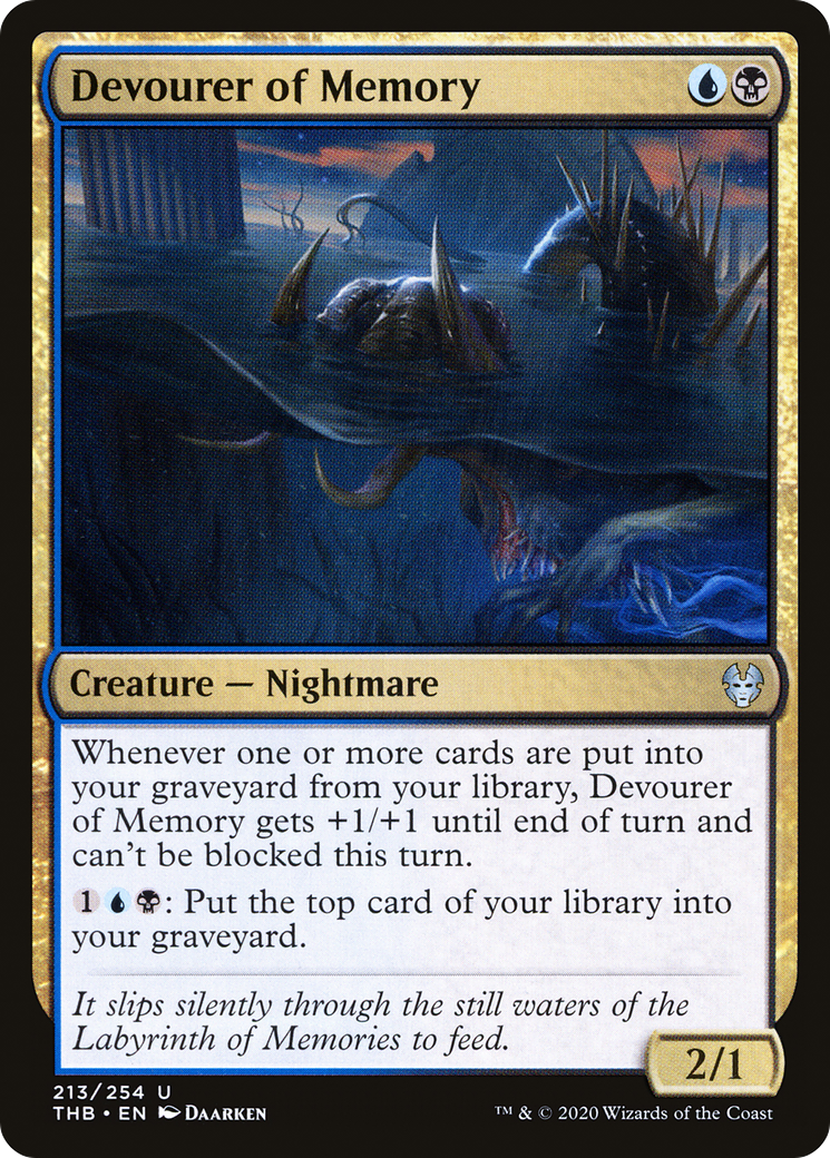 Devourer of Memory (THB-213) - Theros Beyond Death - Premium MTG Single from Wizards of the Coast - Just $0.25! Shop now at Game Crave Tournament Store