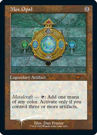 Mox Opal (Retro Frame) (Foil Etched) (SLD-1072) - Secret Lair Drop Series Foil - Premium MTG Single from Wizards of the Coast - Just $55.16! Shop now at Game Crave Tournament Store