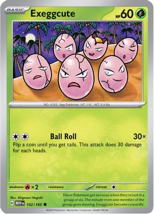Exeggcute 102 - SV Scarlet and Violet 151