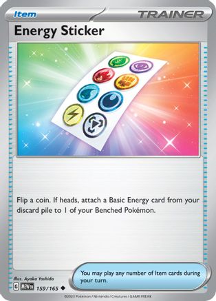 Energy Sticker 159 - SV Scarlet and Violet 151