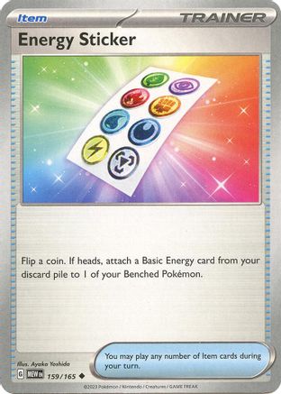 Energy Sticker 159 - SV Scarlet and Violet 151 Reverse Holofoil
