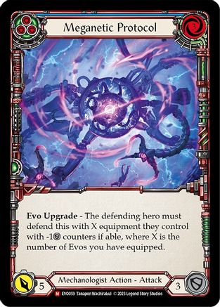 Meganetic Protocol (EVO059) - Bright Lights Rainbow Foil