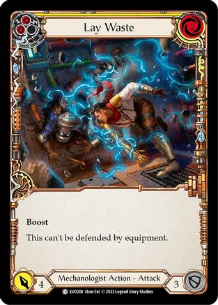 Lay Waste (Yellow) (EVO208) - Bright Lights