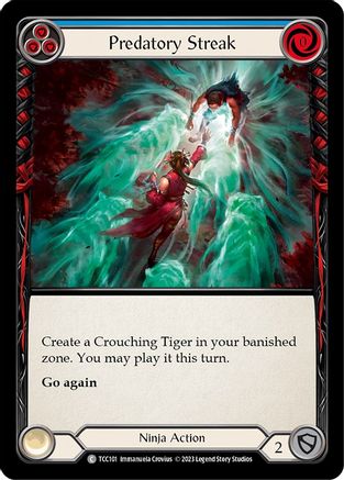 Predatory Streak (Blue) (TCC101) - Round the Table: TCCxLSS