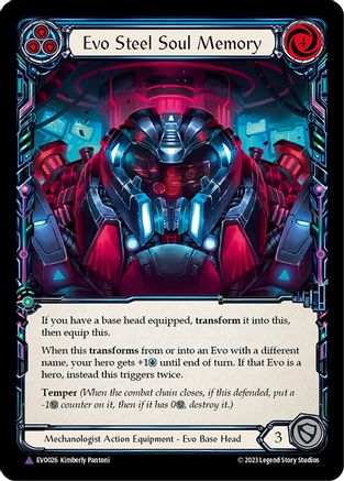 Evo Steel Soul Memory (Marvel) (EVO026) - Bright Lights Cold Foil