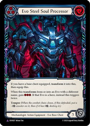 Evo Steel Soul Processor (Marvel) (EVO027) - Bright Lights Cold Foil