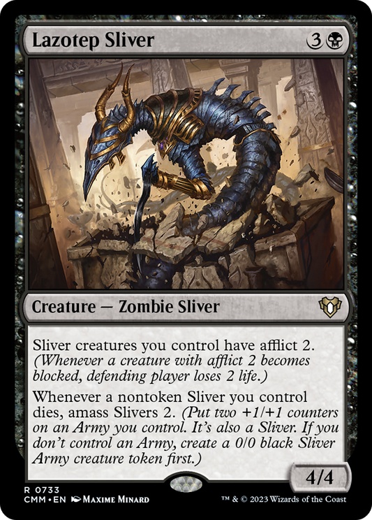 Lazotep Sliver (CMM-733) - Commander Masters Foil
