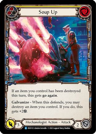 Soup Up (Yellow) (EVO112) - Bright Lights Rainbow Foil