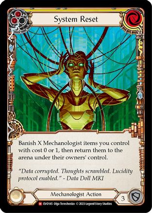 System Reset (EVO145) - Bright Lights Rainbow Foil