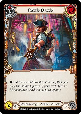 Razzle Dazzle (Red) (EVO165) - Bright Lights Rainbow Foil