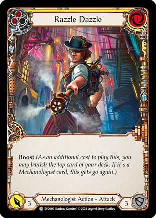 Razzle Dazzle (Yellow) (EVO166) - Bright Lights Rainbow Foil