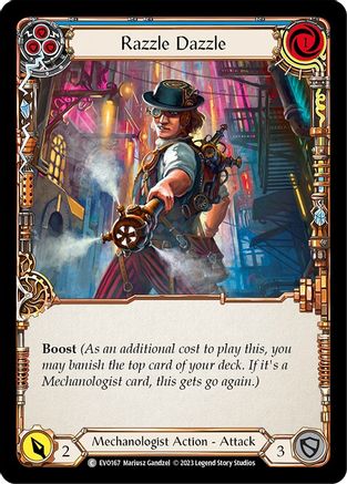 Razzle Dazzle (Blue) (EVO167) - Bright Lights Rainbow Foil