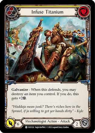 Infuse Titanium (Yellow) (EVO124) - Bright Lights