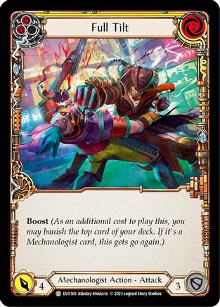 Full Tilt (Yellow) (EVO169) - Bright Lights Rainbow Foil