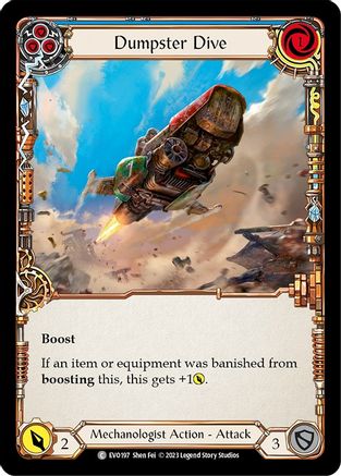 Dumpster Dive (Blue) (EVO197) - Bright Lights Rainbow Foil