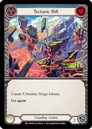Tectonic Rift (EVO238) - Bright Lights Rainbow Foil