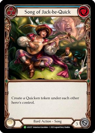 Song of Jack-be-Quick - LGS217 (LGS217) - Flesh and Blood: Promo Cards Rainbow Foil