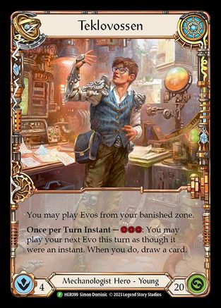 Teklovossen - HER099 (HER099) - Flesh and Blood: Promo Cards Rainbow Foil