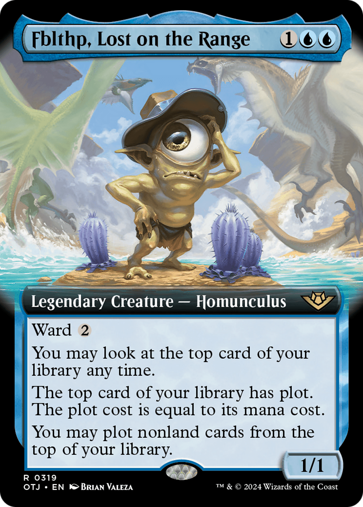 Fblthp, Lost on the Range (OTJ-319) - Outlaws of Thunder Junction: (Extended Art) - Premium MTG Single from Wizards of the Coast - Just $0.69! Shop now at Game Crave Tournament Store