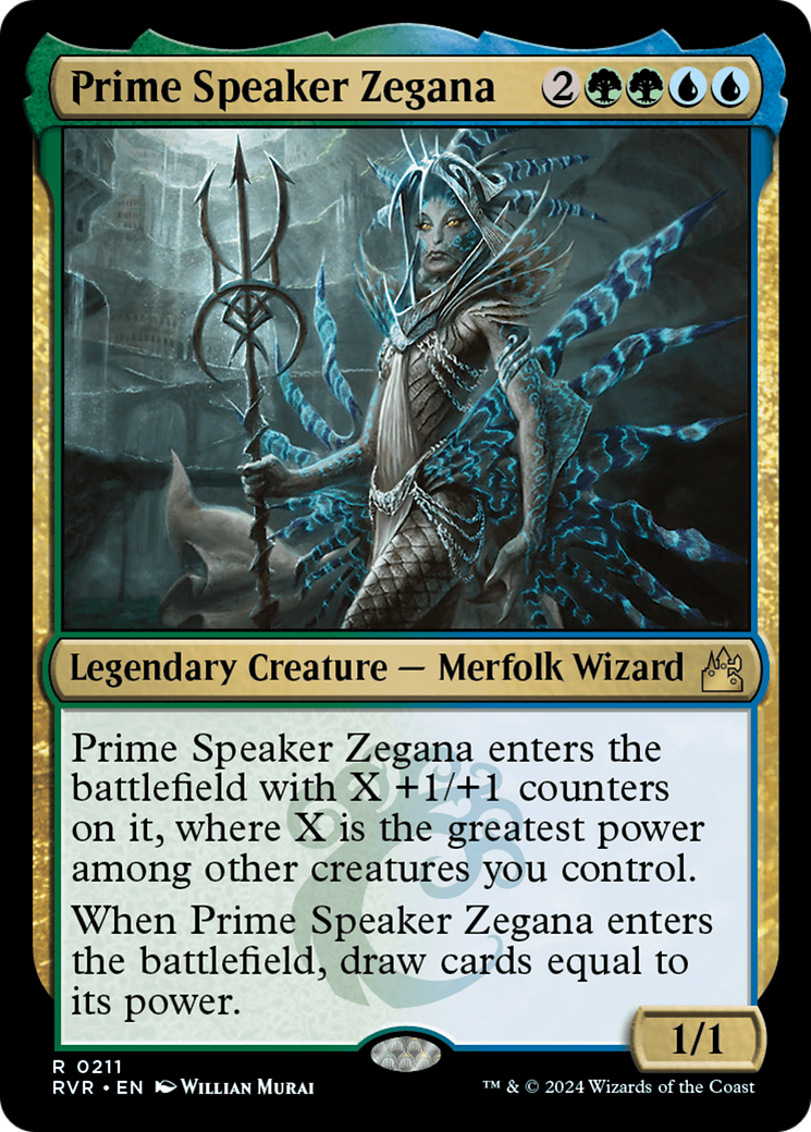 Prime Speaker Zegana (RVR-211) - Ravnica Remastered - Premium MTG Single from Wizards of the Coast - Just $0.37! Shop now at Game Crave Tournament Store