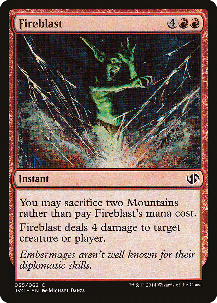Fireblast (JVC-055) - Duel Decks Anthology: Jace vs. Chandra