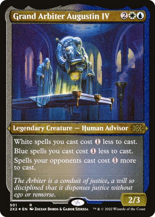 Grand Arbiter Augustin IV (Foil Etched) (2X2-501) - Double Masters 2022 Foil