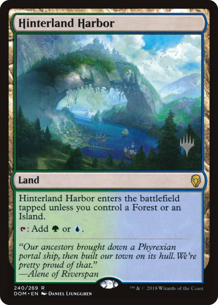 Hinterland Harbor (PDOM-240P) - Dominaria Promos Foil