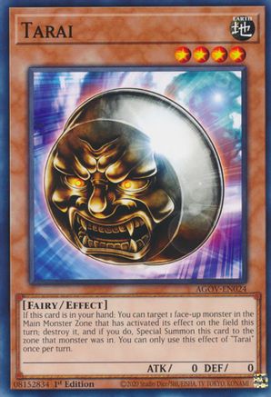 Tarai (AGOV-EN024) - Age of Overlord 1st Edition - Premium Yugioh Single from Konami - Just $0.25! Shop now at Game Crave Tournament Store