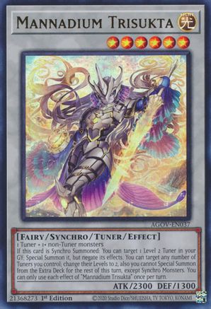 Mannadium Trisukta (AGOV-EN037) - Age of Overlord 1st Edition - Premium Yugioh Single from Konami - Just $0.54! Shop now at Game Crave Tournament Store