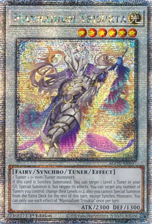 Mannadium Trisukta (Quarter Century Secret Rare) (AGOV-EN037) - Age of Overlord 1st Edition - Premium Yugioh Single from Konami - Just $12.73! Shop now at Game Crave Tournament Store