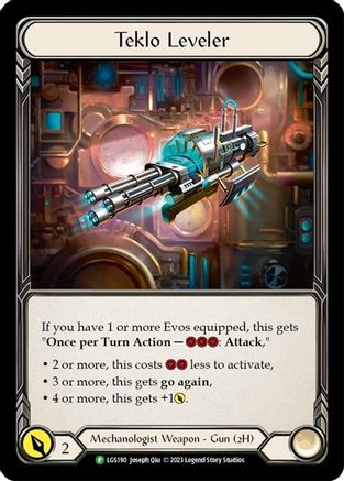 Teklo Leveler (LGS190) - Flesh and Blood: Promo Cards Cold Foil