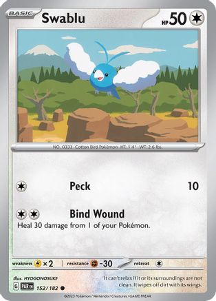Swablu - 152/182 152 - SV04 Paradox Rift