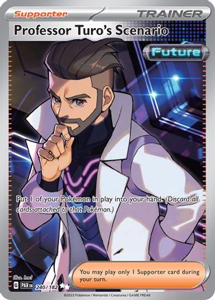 Professor Turo’s Scenario - 240/182 240 - SV04 Paradox Rift Holofoil