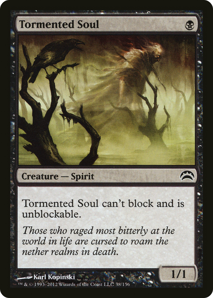 Tormented Soul (PC2-038) - Planechase 2012 Foil