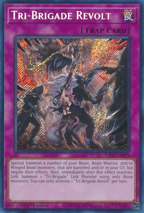 Tri-Brigade Revolt (Secret Rare) (RA01-EN079) - 25th Anniversary Rarity Collection 1st Edition - Premium Yugioh Single from Konami - Just $0.25! Shop now at Game Crave Tournament Store