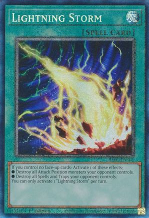 Lightning Storm (PCR) (RA01-EN061) - 25th Anniversary Rarity Collection 1st Edition - Premium Yugioh Single from Konami - Just $6.58! Shop now at Game Crave Tournament Store
