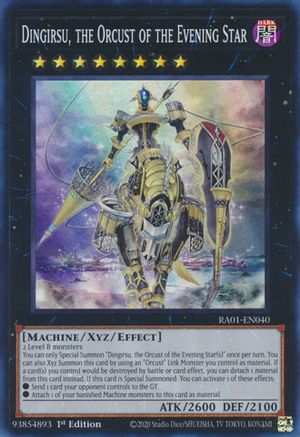 Dingirsu, the Orcust of the Evening Star (RA01-EN040) - 25th Anniversary Rarity Collection 1st Edition - Premium Yugioh Single from Konami - Just $0.25! Shop now at Game Crave Tournament Store
